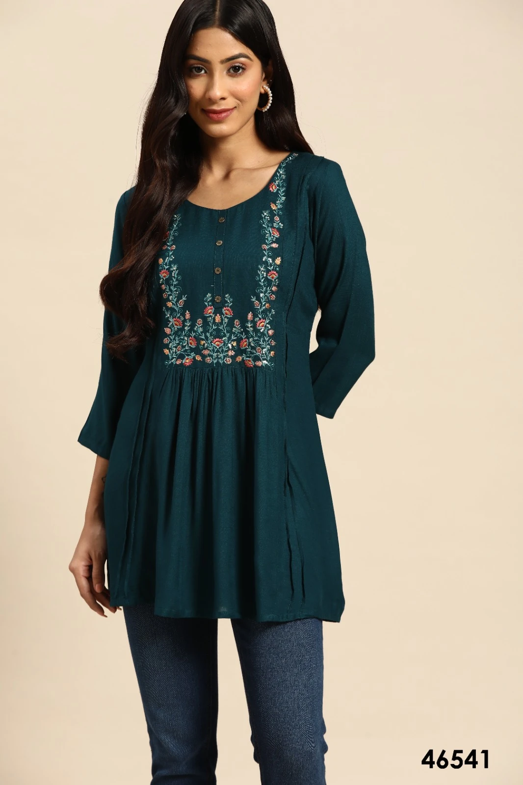 Mahotsav Short Top Vol 01 Rayon Wholesale Western Short Top Catalog — Wholesale Kurtis, MPA wholesale from Surat — view 6